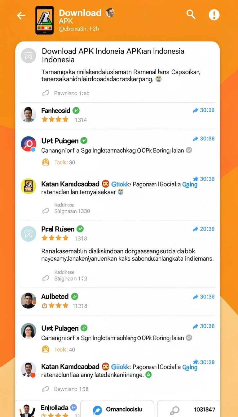 Alur unduhan aplikasi di gledek88